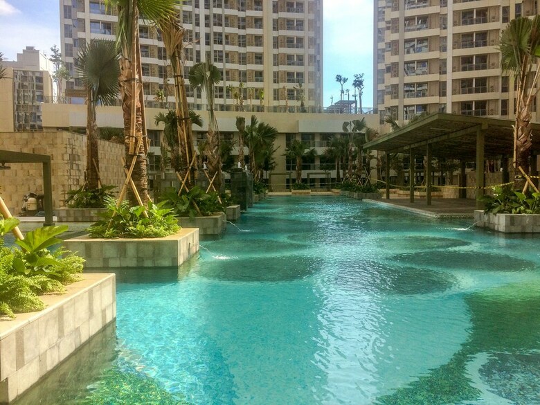2br Apartment With Twin Beds At Taman Anggrek Residences