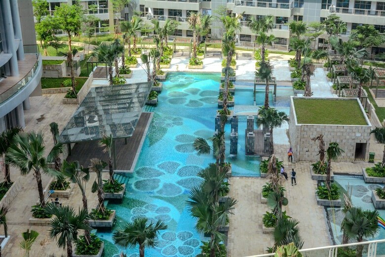 2br Apartment With Twin Beds At Taman Anggrek Residences