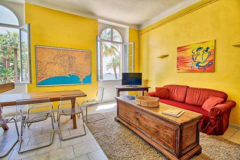 Apartamento Cannes: Appart 6 Pers + Terrace Facing The Sea!