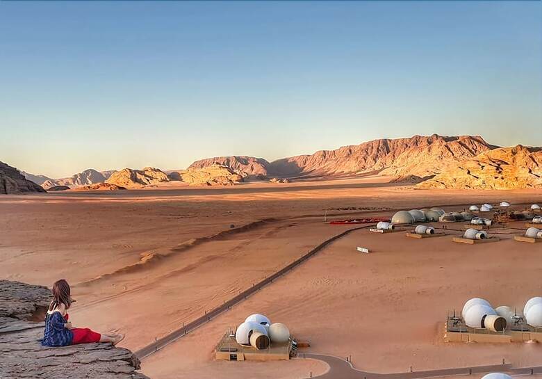 Wadi Rum Bubble Luxotel - Campsite