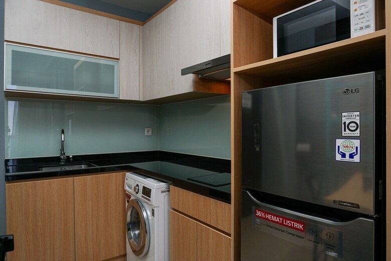 Tranquil 2br At Menteng Park Apartment