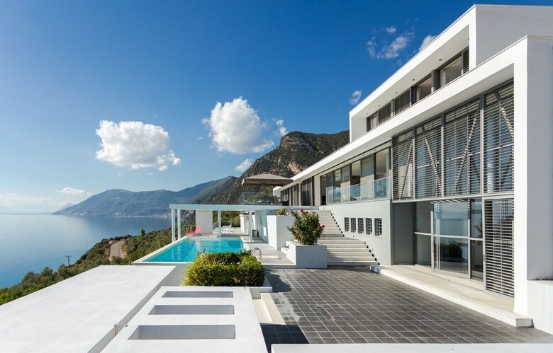 600m� Homm Luxury Villa Sea Side Evia 16ppl