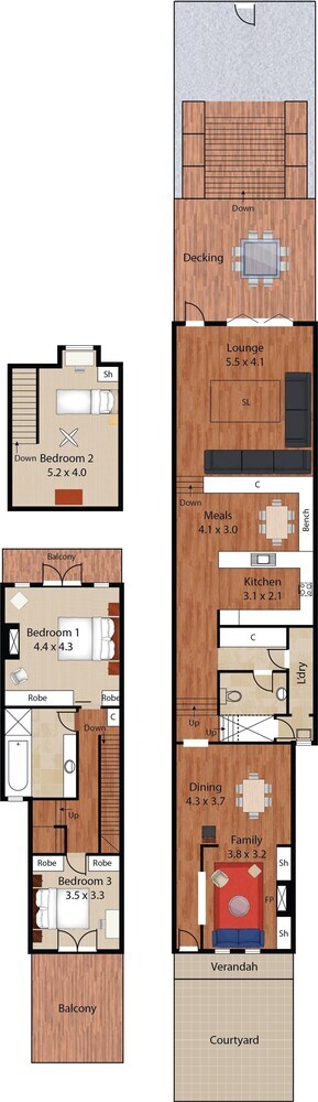Luxury 3 Bed Terrace House Close To Sydney Cbd