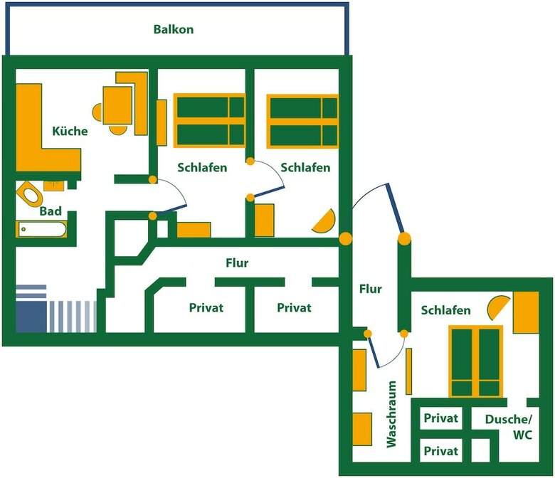 Apartamento Ferienh�user Tillmann