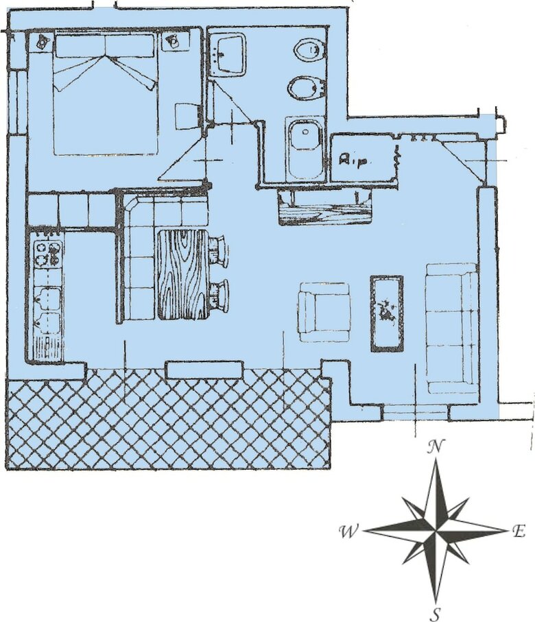 Apartamento Residence Care' Alto