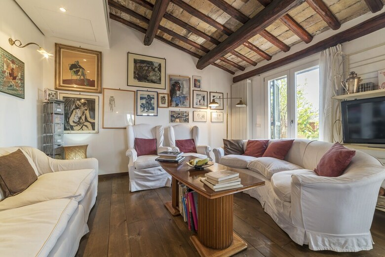 Apartamento Trastevere Panoramic Rooftop Loft
