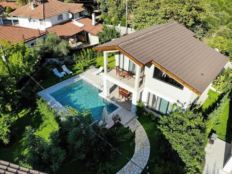 Fethiye'de Ozel Havuzlu Luks Villa Orange