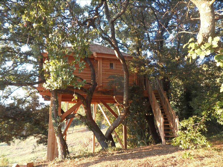 Cabane D'h�tes Avec Spa Aura Cabana