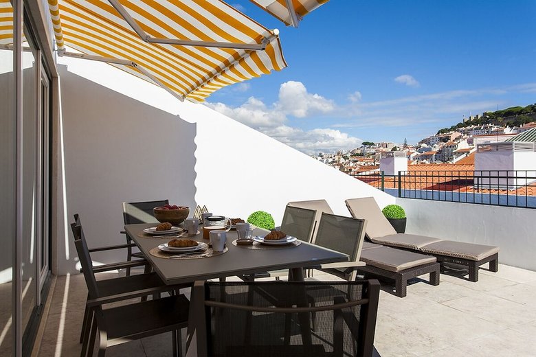 Downtown Duplex Terrace Apartment Rentexperience