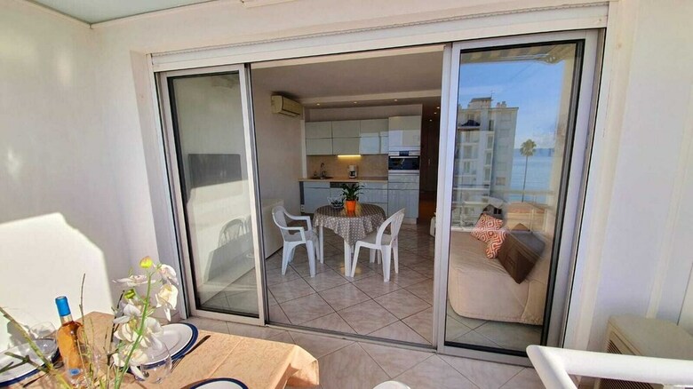 Apartamento T2 Pieds Dans L'eau Vue Mer Wifi Clim