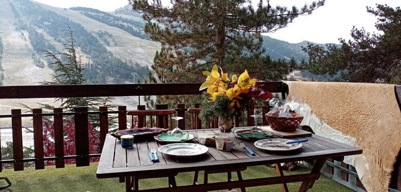 Apartamento Studio Face Aux Pistes Terrasse Chemin�e