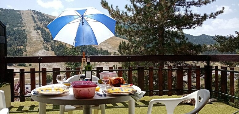 Apartamento Studio Face Aux Pistes Terrasse Chemin�e