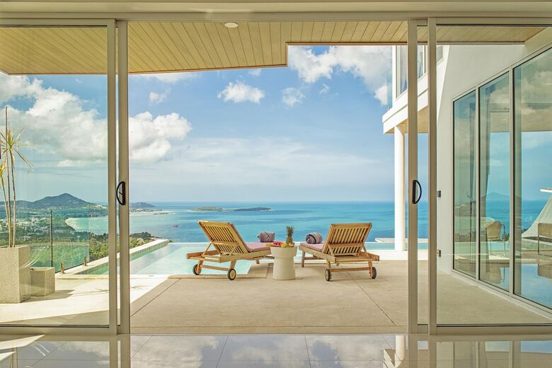 Villa Chaweng Noi Beach  Full Moon 4br Seaview