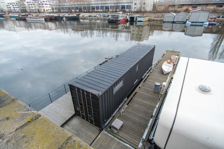 Unique Floating House On Vltava River
