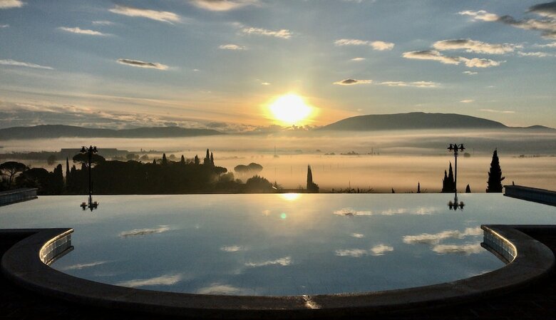 Agroturismo Tramonto Su Assisi