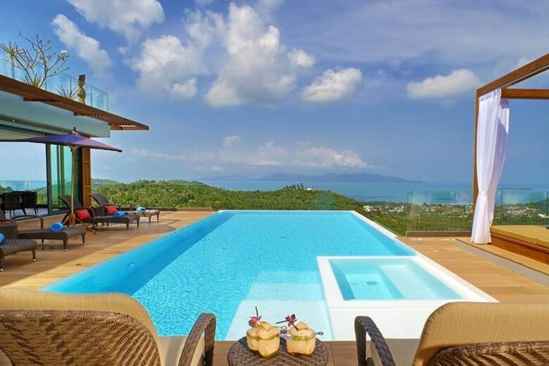 8 Bedroom Sea View Villa Blue Overlooking Chaweng
