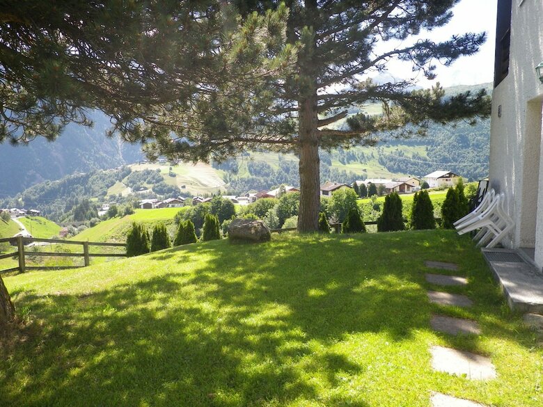 Apartment In Disentis With Garden, Bbq & Mountain Views