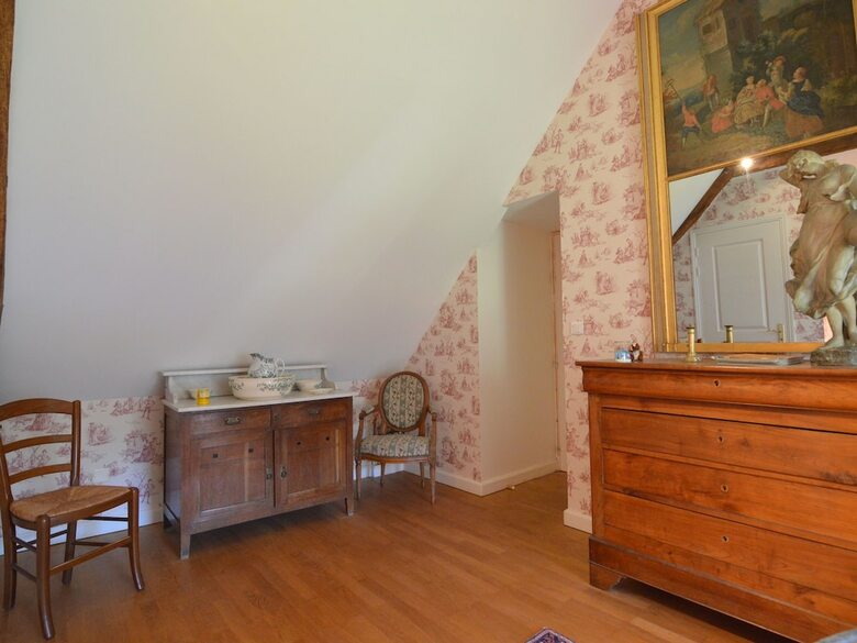 Spacious Holiday Home In Ass�rac With A Fenced Pond