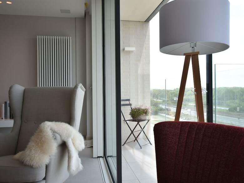 Modern Apartment In Bredene With Balcony
