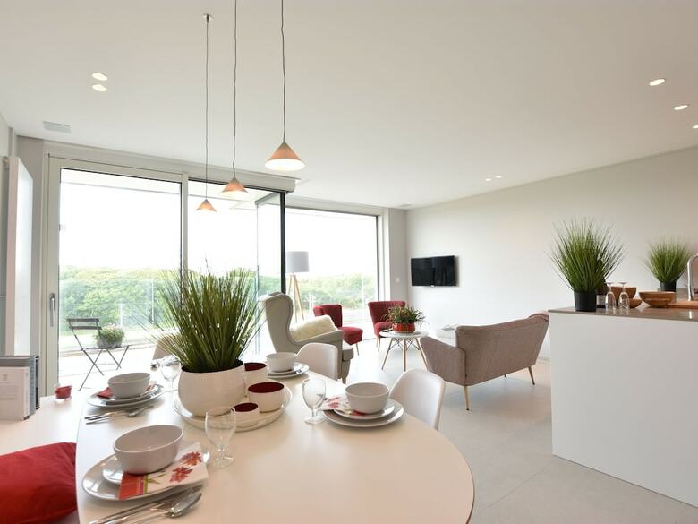 Modern Apartment In Bredene With Balcony