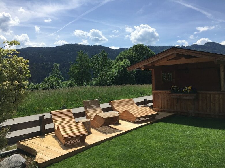 Cozy Chalet In Itter With Sauna