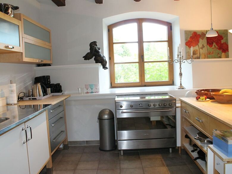 Mansion In Gressow With Terrace, Garden, Bbq, Pond, Bicycles