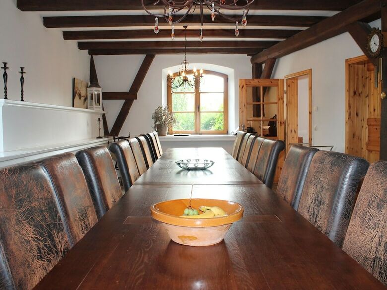 Mansion In Gressow With Terrace, Garden, Bbq, Pond, Bicycles