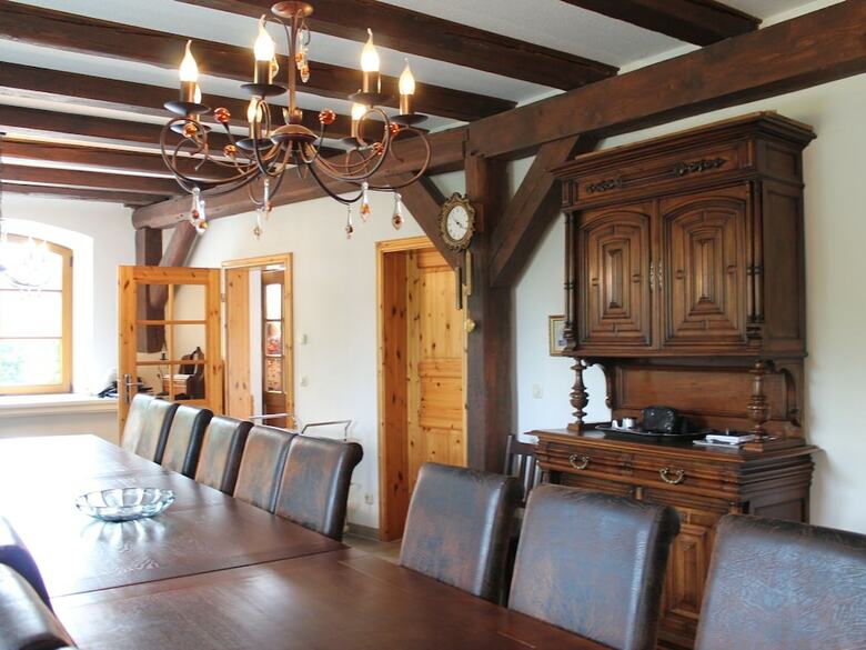 Mansion In Gressow With Terrace, Garden, Bbq, Pond, Bicycles