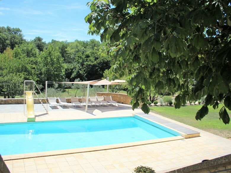 Holiday Home In Saint-marcel-de-careiret With Heated Pool