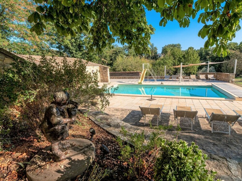 Holiday Home In Saint-marcel-de-careiret With Heated Pool