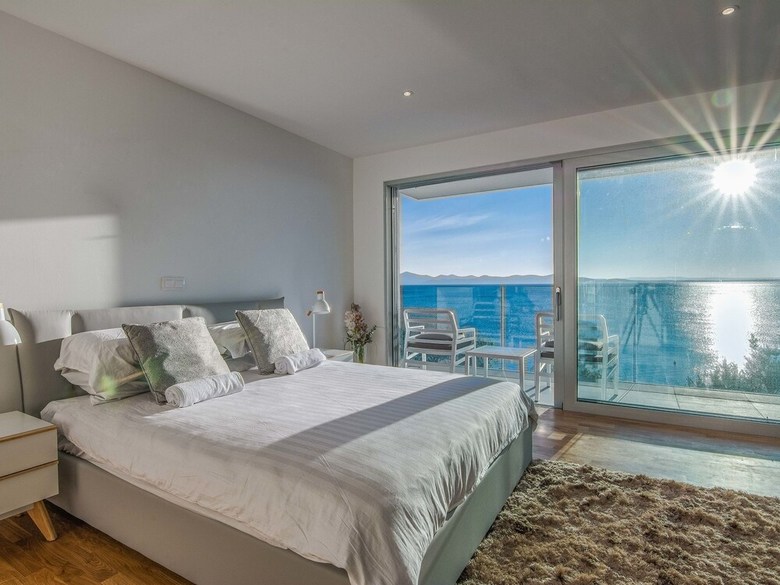 Newly Constructed Beachfront Luxury Villa With Amazing Sea View, Large Terrace