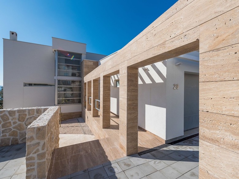 Newly Constructed Beachfront Luxury Villa With Amazing Sea View, Large Terrace