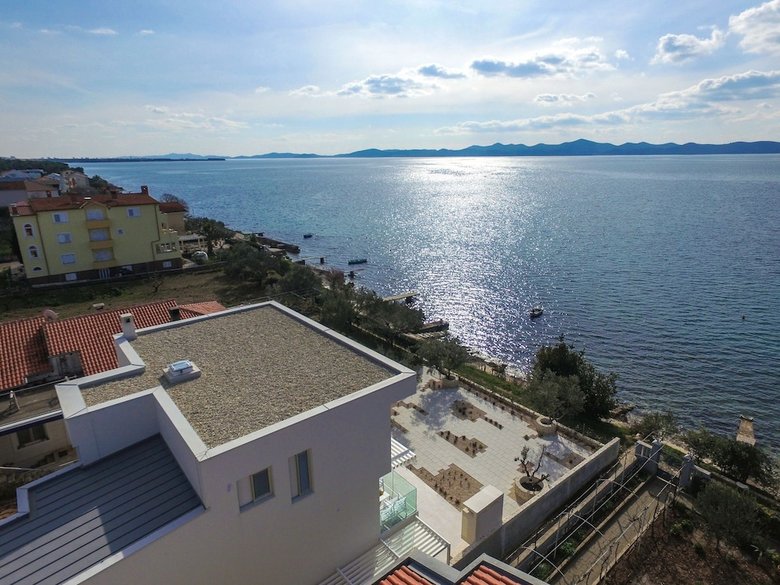 Newly Constructed Beachfront Luxury Villa With Amazing Sea View, Large Terrace