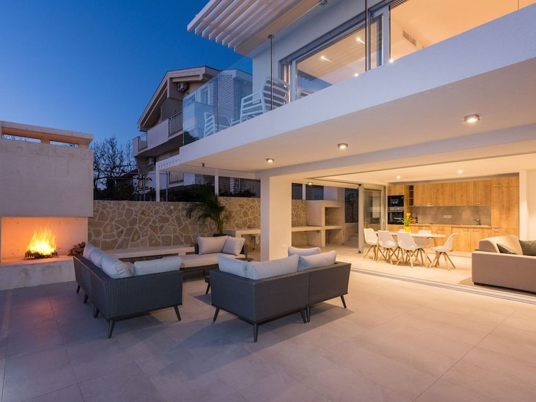 Newly Constructed Beachfront Luxury Villa With Amazing Sea View, Large Terrace