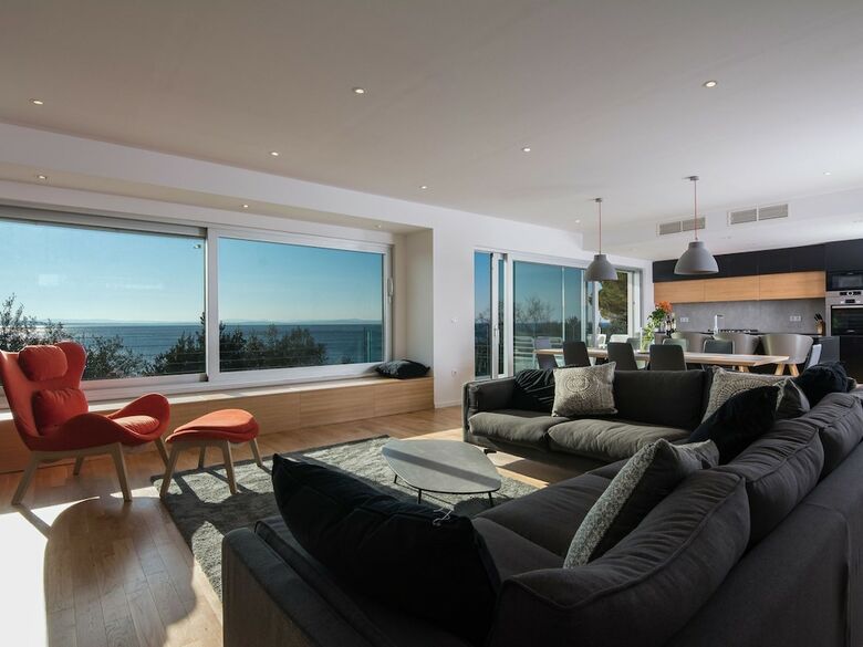 Newly Constructed Beachfront Luxury Villa With Amazing Sea View, Large Terrace