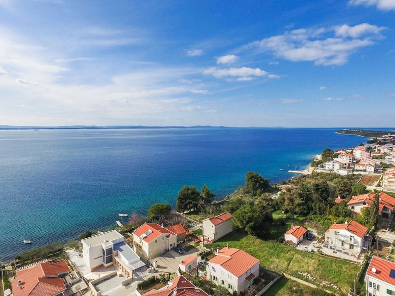 Newly Constructed Beachfront Luxury Villa With Amazing Sea View, Large Terrace