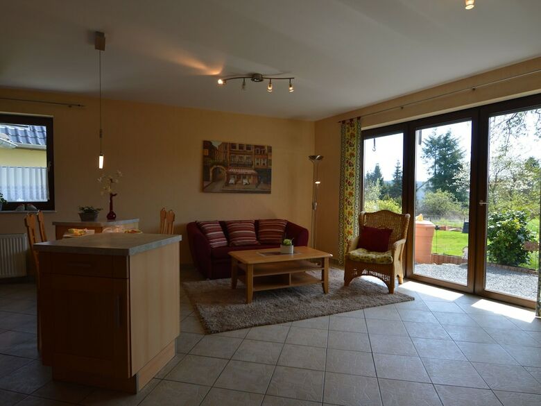 Cushy Apartment In Nohn With Terrace, Garden, Bbq, Heating