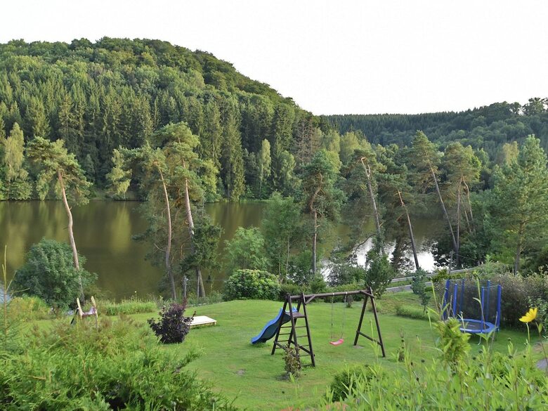 Cozy Holiday Home In G�ntersberge With Lake View