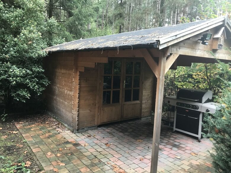 Cabana Cozy Chalet In Nijlen With Large Garden