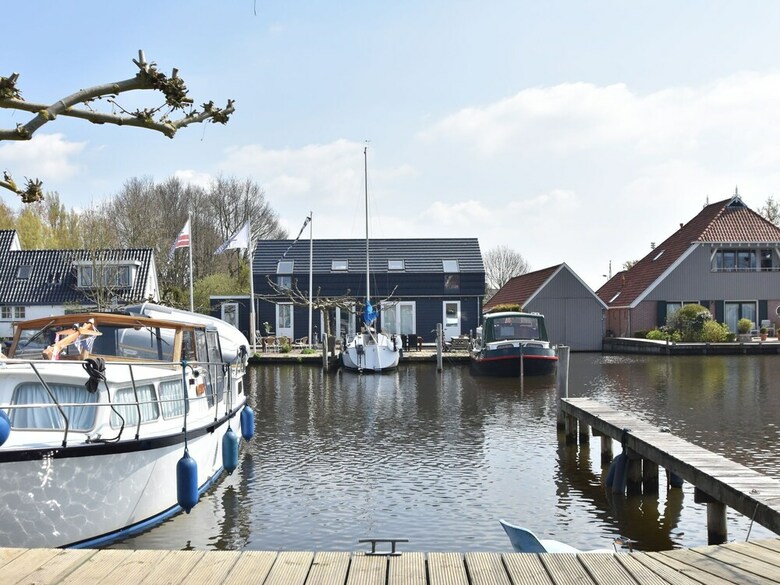 Designer Harbour House Between Sneek And Joure With Direct Access To Open Water