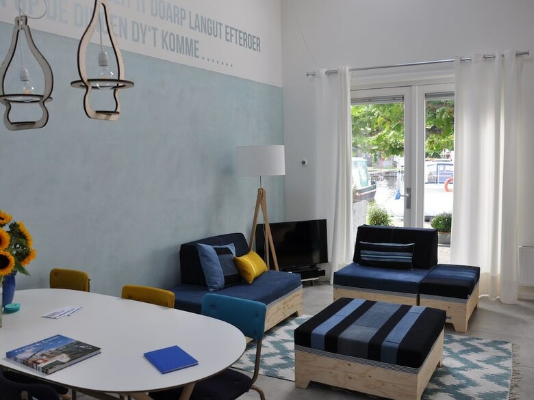 Designer Harbour House Between Sneek And Joure With Direct Access To Open Water