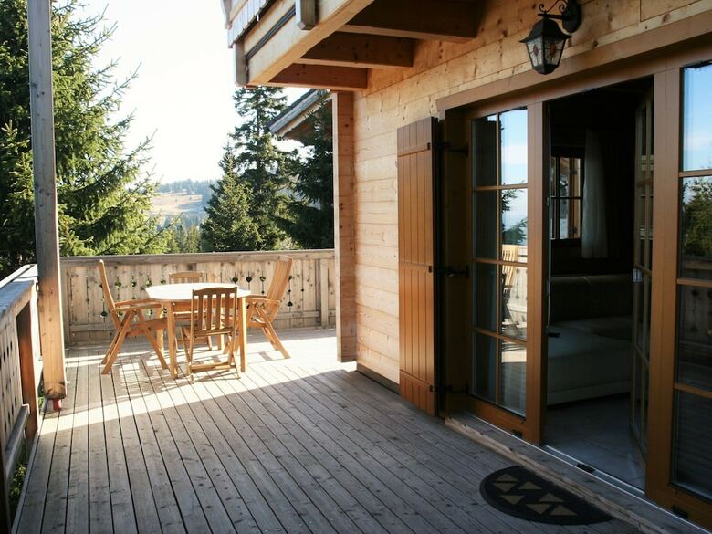 Wooden Chalet In Koralpe Amid The Forest