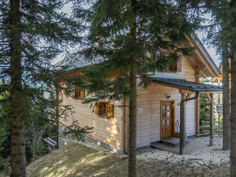 Wooden Chalet In Koralpe Amid The Forest