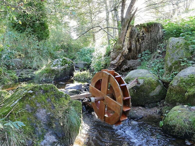 Detached Mill By A Rippling Brook