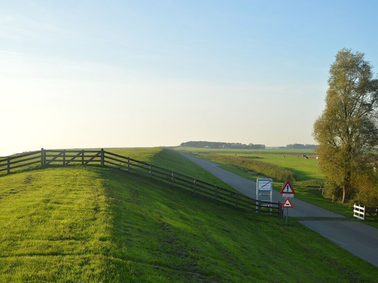 Quietly Situated At The Edge Of The Ijssellake