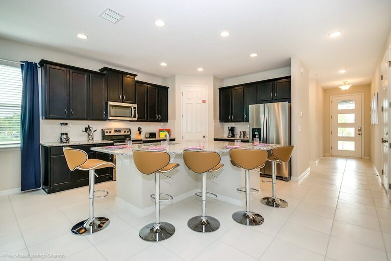 Villa Brand New 7 Bedroom Private Pool 8 Min From Disney