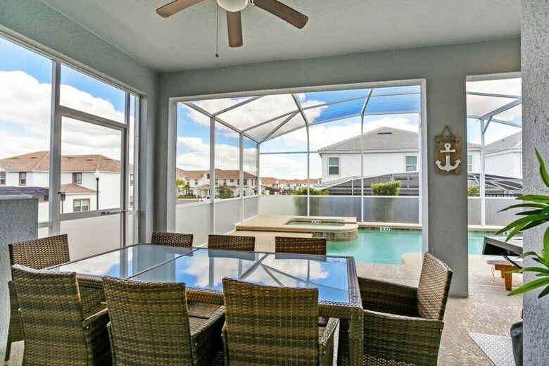 Villa 1561fd High End Champions Gate Furnished 6 Bed