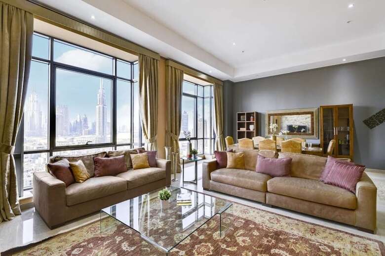 Apartamento Rustic Penthouse Overlooking Burj Khalifa