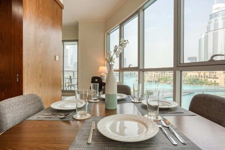 Apartamento Premium Apt - Full Burj Khalifa & Fountain View!