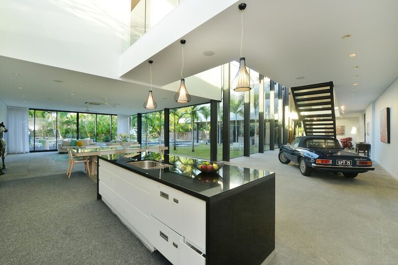 Glass House On The Beach